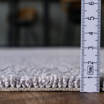 AladinWorld Expres, AKCIA: 97x200 cm Kusový koberec Velur Ultra strieborný - obšitý zo všetkých strán, šíře, šedá, filc, kancelária