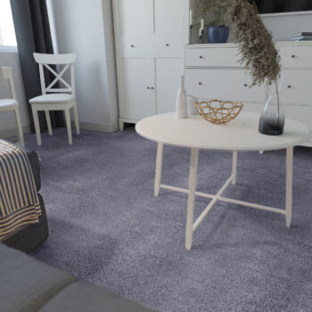 AladinWorld Expres, AKCIA: 97x200 cm Kusový koberec Velur Ultra strieborný - obšitý zo všetkých strán, šíře, šedá, filc, kancelária