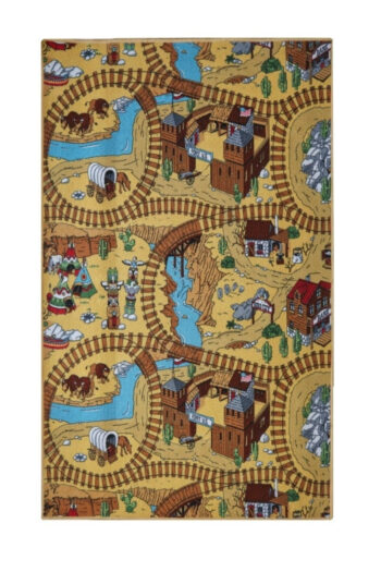 AladinWorld Expres, Detský kusový koberec Western, 120x170, viacfarebná, detská izba