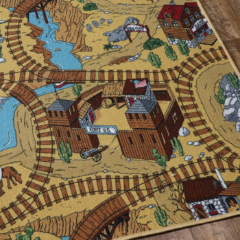 AladinWorld Expres, Detský kusový koberec Western, 120x170, viacfarebná, detská izba