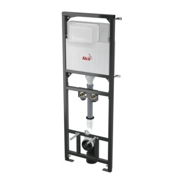 Alcadrain 1 - Alcadrain Montážny rám s nádržkou na výlevku s odpadom DN90/110 a batériu A108F/1500 A108F/1500