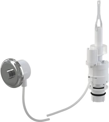 Alcadrain 1 - Alcadrain Oddialené pneumatické splachovanie ručné, chróm-lesk, zabudovanie: do steny MPO11 MPO11