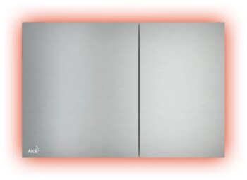 Alcadrain 1 - Alcadrain Ovládacie tlačidlo pre predstenové inštalačné systémy s podsvietením rainbow, alunox-mat AIR LIGHT R AIR LIGHT R