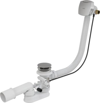 Alcadrain 1 - Alcadrain Sifón vaňový s napúšťaním prepadom pre hydromasážne vane, kov A566-273133-100 A566-273133-100