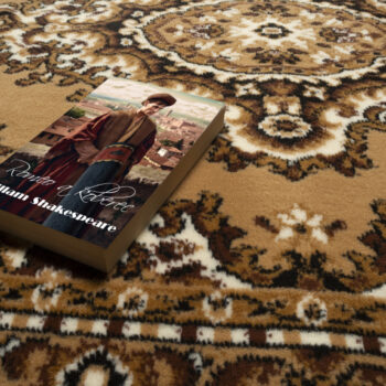 Alfa Carpets, Behúň na mieru TEHERAN T-102 beige, šíre 120 cm, béžová, chodba / predsieň