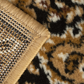 Alfa Carpets, Behúň na mieru TEHERAN T-102 beige, šíre 120 cm, béžová, chodba / predsieň