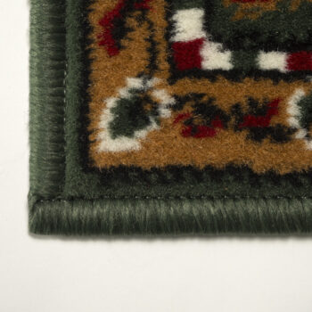 Alfa Carpets, Behúň na mieru TEHERAN T-102 green, šíre 120 cm, zelená, chodba / predsieň