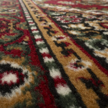 Alfa Carpets, Behúň na mieru TEHERAN T-102 red, šíre 120 cm, červená, chodba / predsieň