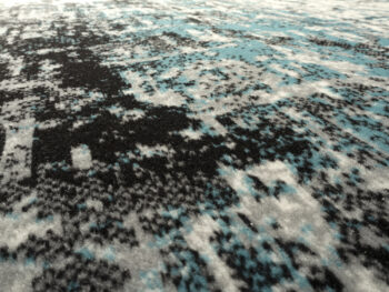 Alfa Carpets, Kusový koberec Betón blue, 60x110, modrá, viacfarebná, chodba / predsieň