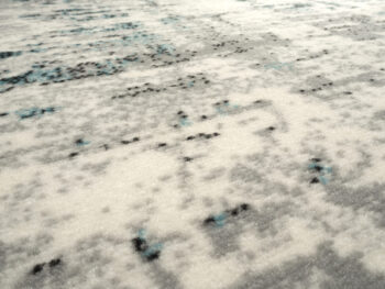 Alfa Carpets, Kusový koberec Betón blue, 60x110, modrá, viacfarebná, chodba / predsieň