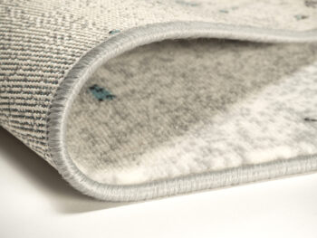 Alfa Carpets, Kusový koberec Betón blue, 60x110, modrá, viacfarebná, chodba / predsieň