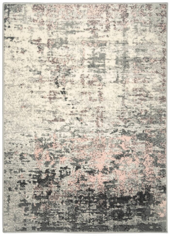 Alfa Carpets, Kusový koberec Beton powder pink, 160x230, ružová, viacfarebná, chodba / predsieň