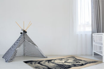 Alfa Carpets, Kusový koberec Cat grey, 190x280, šedá, detská izba
