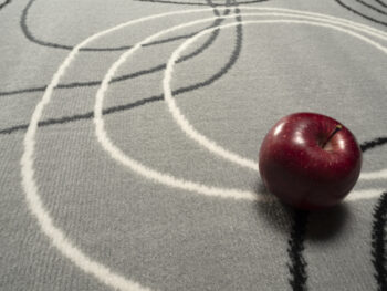 Alfa Carpets, Kusový koberec Circles grey, 160x230, šedá, chodba / predsieň