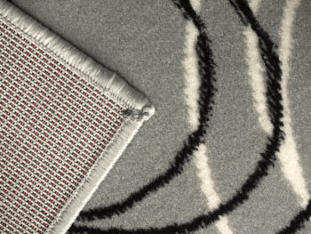 Alfa Carpets, Kusový koberec Circles grey, 160x230, šedá, chodba / predsieň