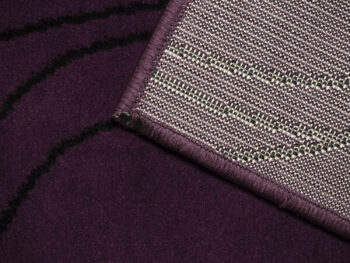 Alfa Carpets, Kusový koberec Circles lila, 160x230, fialová, chodba / predsieň