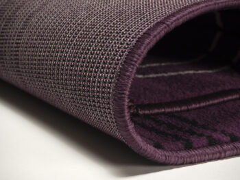 Alfa Carpets, Kusový koberec Circles lila, 160x230, fialová, chodba / predsieň