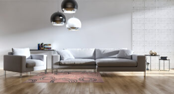 Alfa Carpets, Kusový koberec Circles powder pink, 160x230, ružová, chodba / predsieň
