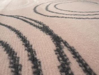 Alfa Carpets, Kusový koberec Circles powder pink, 160x230, ružová, chodba / predsieň