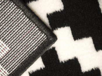 Alfa Carpets, Kusový koberec Gloria new black/cream, 120x170, čiernobiela, chodba / predsieň