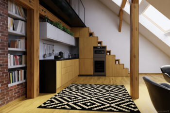 Alfa Carpets, Kusový koberec Gloria new black/cream, 190x280, čiernobiela, chodba / predsieň