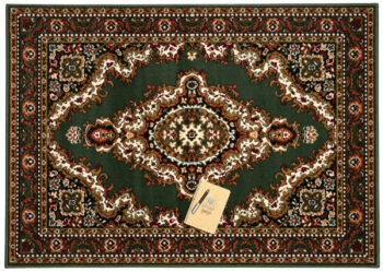 Alfa Carpets, Kusový koberec TEHERAN T-102 green, 160x230, zelená, chodba / predsieň