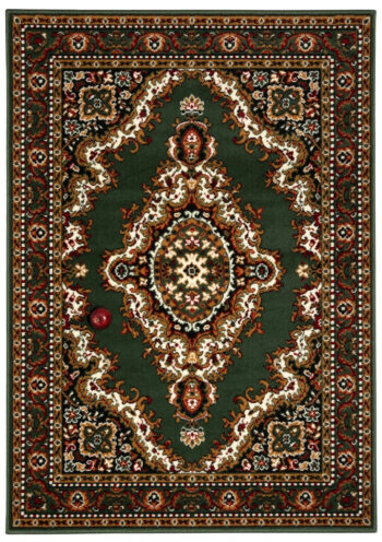 Alfa Carpets, Kusový koberec TEHERAN T-102 green, 160x230, zelená, chodba / predsieň