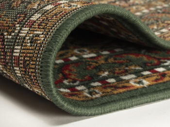 Alfa Carpets, Kusový koberec TEHERAN T-102 green, 160x230, zelená, chodba / predsieň