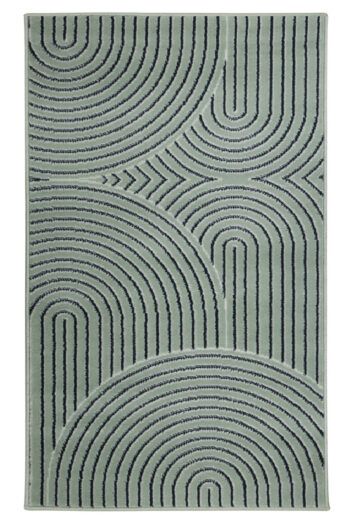 Alfa Carpets, Kusový koberec Thumbs green, 160x230, zelená, obývacia izba