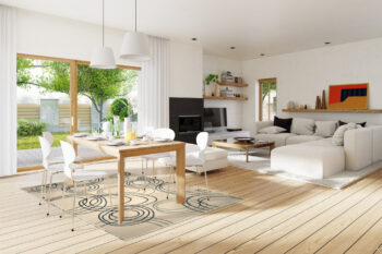 Alfa Carpets, TRHÁK: Kusový koberec Circles cream, 160x230, béžová, chodba / predsieň