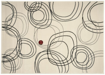 Alfa Carpets, TRHÁK: Kusový koberec Circles cream, 160x230, béžová, chodba / predsieň