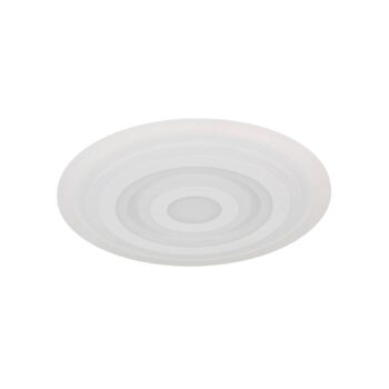 Alois LED stropné svietidlo, biele, Ø 49 cm, kov/akryl