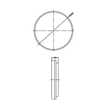 Altais Motion LED vonkajšie stropné svietidlo, 18 W, Ø 28 cm