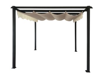 Alumina pergola antracit 3x3 m