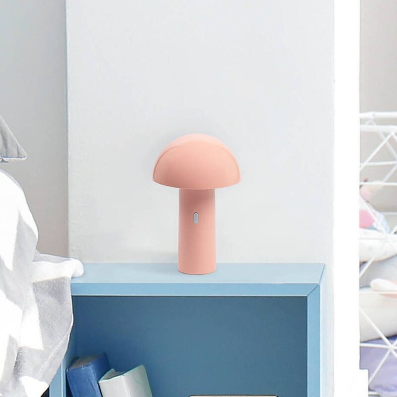 Aluminor Capsule stolná LED lampa, mobilná, ružová Aluminor Capsule stolná LED lampa, mobilná, ružová