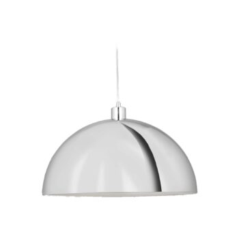 Aluminor Dome závesné svietidlo, Ø 50 cm, chróm