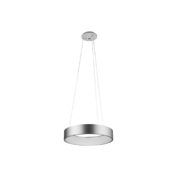 Aluminor Epsilon LED závesné svietidlo, Ø 62 cm, strieborná