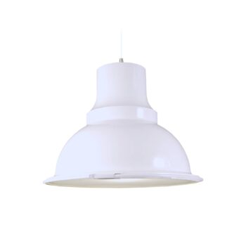 Aluminor Loft závesné svietidlo, Ø 39 cm, biela
