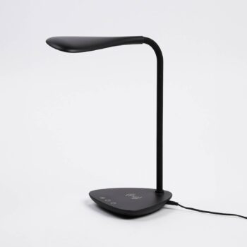 Aluminor Tom Qi LED stolná lampa CCT čierna
