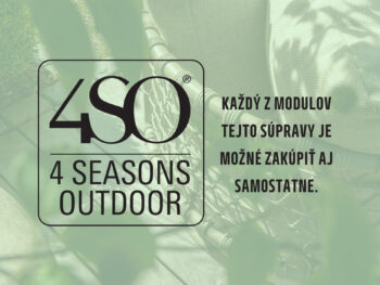 Ambassador Aprilla stolová súprava 1+6 antracit