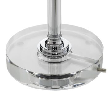 Ancilla – pochrómovaná stolná LED lampa, stmievač