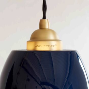 Anglepoise Original 1227 Brass Midi Wide modrá