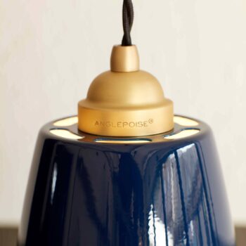 Anglepoise Original 1227 Brass Midi závesná modrá