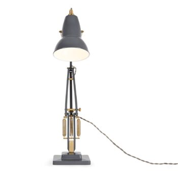 Anglepoise Original 1227 Brass stolná lampa sivá