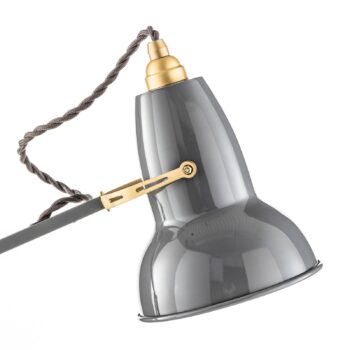 Anglepoise Original 1227 Brass stolná lampa sivá