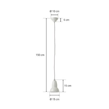 Anglepoise Original 1227 závesná lampa biela