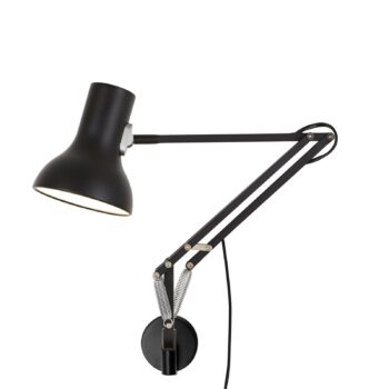 Anglepoise Type 75 Mini nástenné s ramenom, čierna