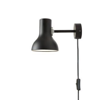 Anglepoise Type 75 Mini nástenné zástrčka čierne