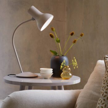 Anglepoise Type 75 Mini stolná lampa, čierno-sivá