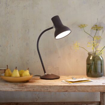 Anglepoise Type 75 Mini stolná lampa, hnedo-čierna